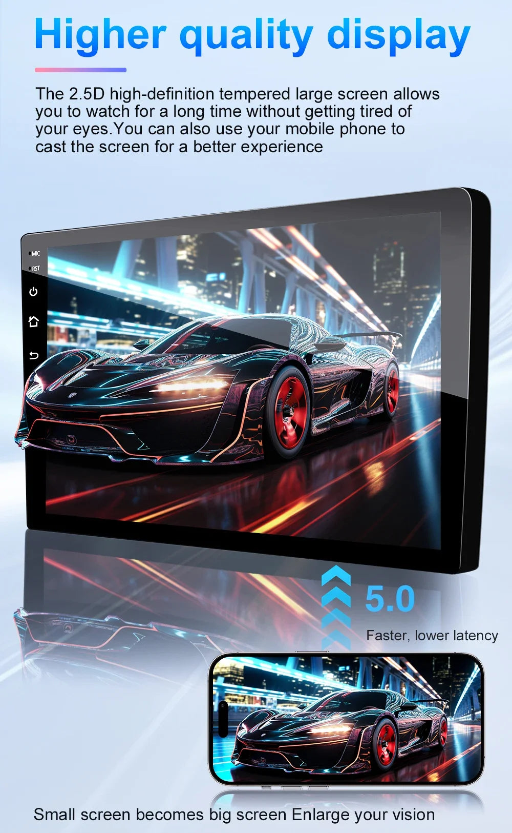 Android 7 "9" 10 "universal 2K Dvd Stereo Car Radio Carplay Auto Bluetooth 4g For Volkswagen Nissan Hyundai Toyota Honda