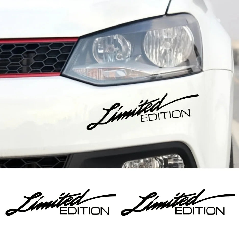 2pcs Limited Edition Emblem Badge auto car Sticker Limited Edition Logo for Car Motorcycle Truck Bike