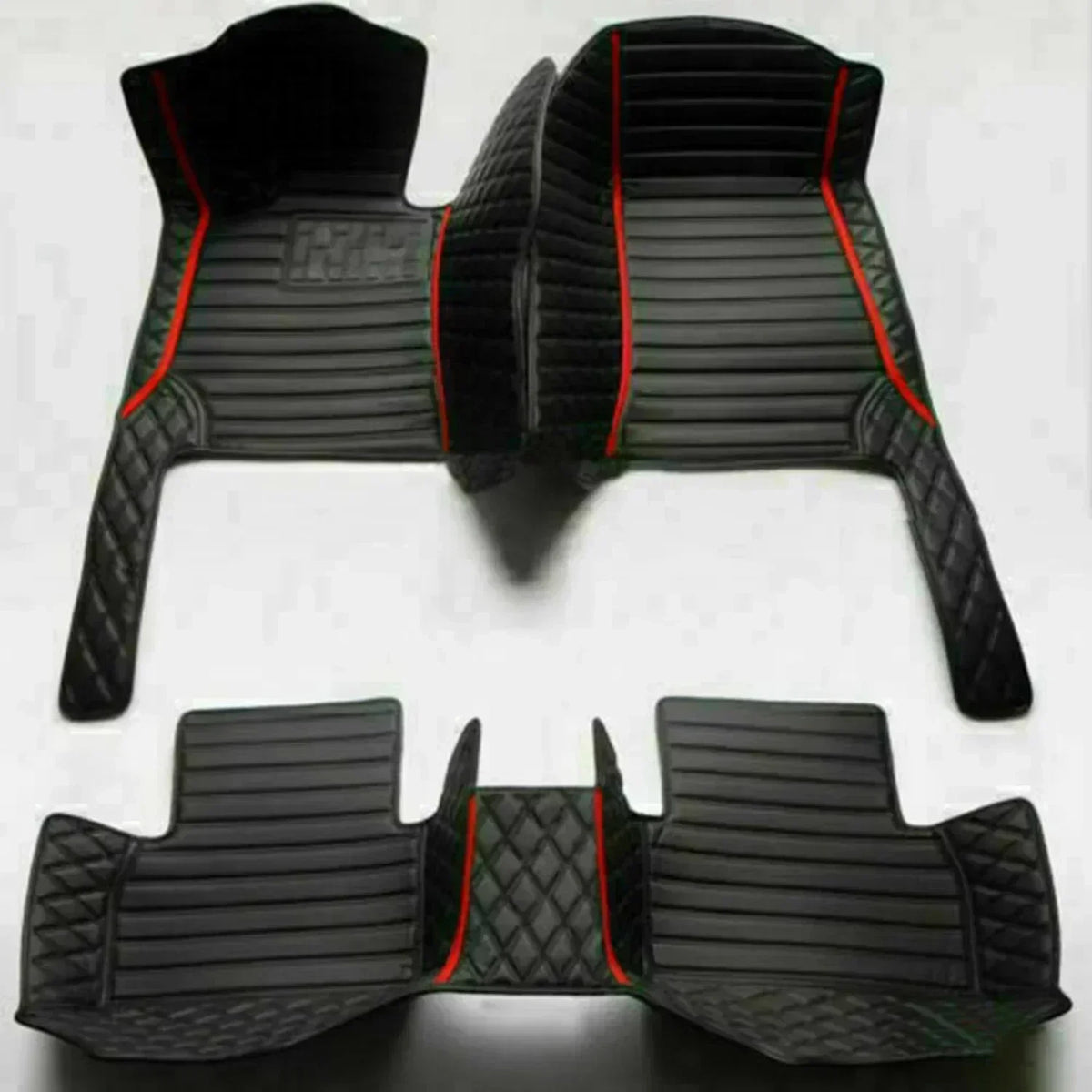 Leather Car Floor Mats For Seat Leon MK3 2012 2013 2014 2015 2016 2017 2018 2019 2020 All Weather Waterproof Car Floor Mats