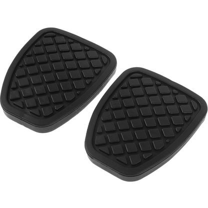 2pcs Car Clutch Pedal Pads Brake Rubber Covers Car Foot Pedals Non Slip Automotive Interior Parts Easy Install Vehicle