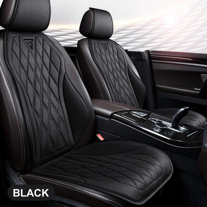 Breathable Nappa Leather Car Seat Cover Universal Comfortable Front Seat Cushion Durable Four Seasons Seat Covers Accessories