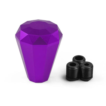 Universal Racing Diamond Shape Shift Knob Car Aluminum Manual Gear Stick Shift Knob Lever Shifter Racing Shift Knob
