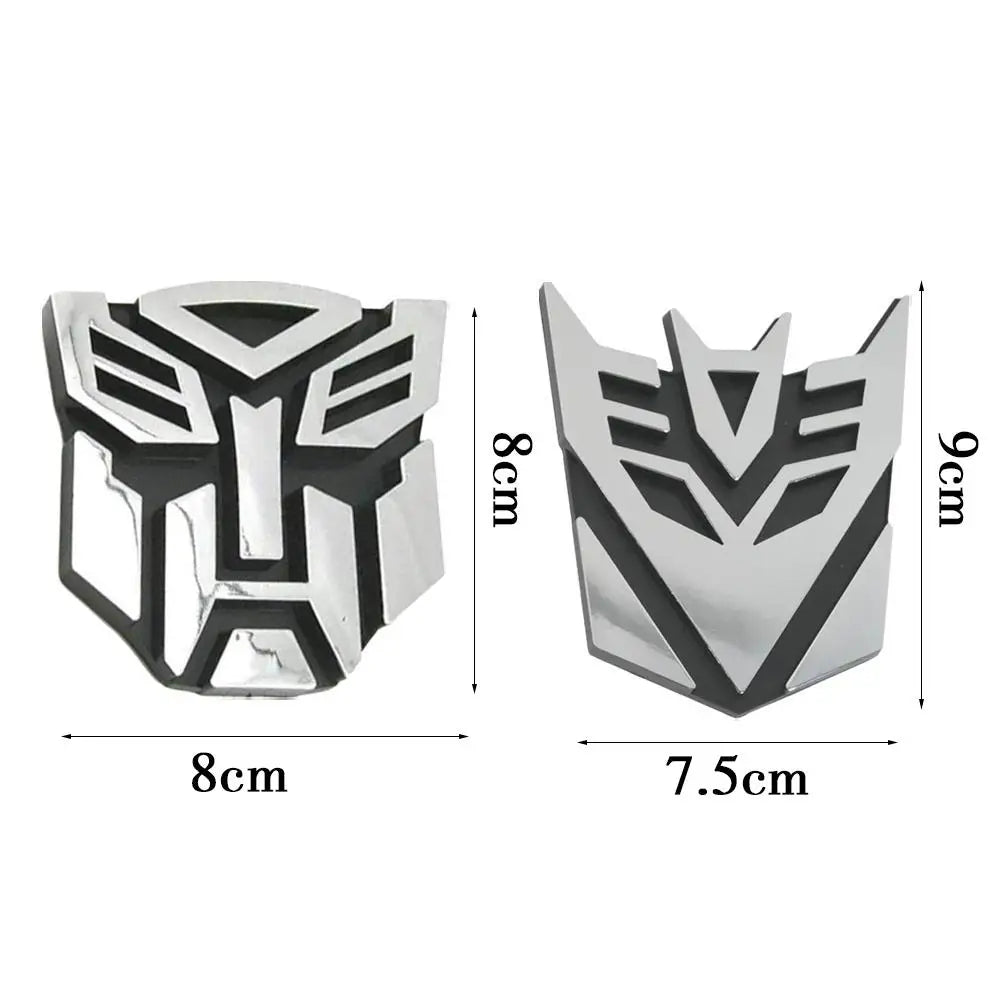 Car 3D Car Stickers Transformer Badge Decepticon Emblem Tail Decal Cool Autobots Logo Car Styling Motorcycle Car Accessories ﻿