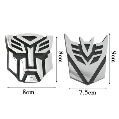 Car 3D Car Stickers Transformer Badge Decepticon Emblem Tail Decal Cool Autobots Logo Car Styling Motorcycle Car Accessories ﻿