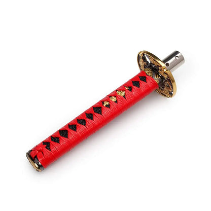 Universal Car Gear Shift Knob Katana Samurai Sword Shift Knob Aluminum Shifter Lever With Adapters Gear Shift Knob 10/15/26cm