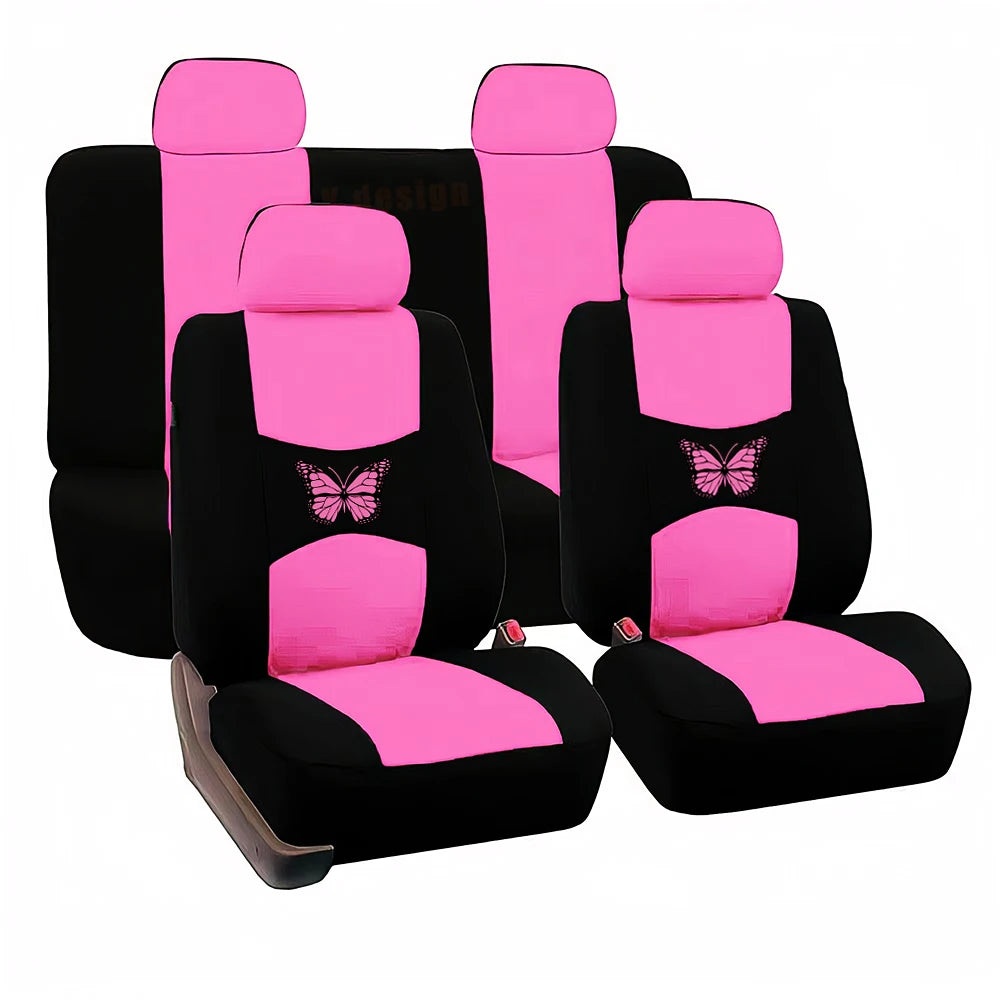 Fashion Car Seat Covers Universal Car Seat Cover Car Seat Protection Covers Women Car Interior Accessories (9 Colors)
