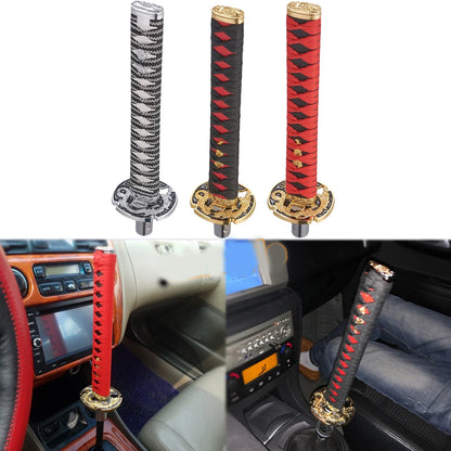 Universal Car Gear Shift Knob Katana Samurai Sword Shift Knob Aluminum Shifter Lever With Adapters Gear Shift Knob 10/15/26cm