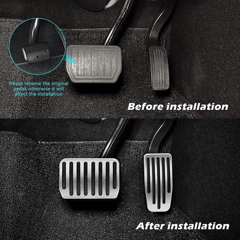 Accelerator Brake Pedal For tesla model 3 highland 2024 Aluminum Alloy Pedal Pads Covers For Tesla Model 3+ 2024 accessories