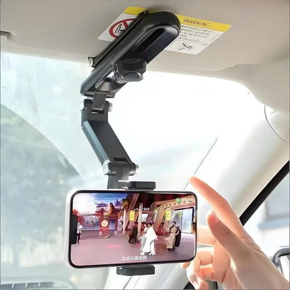 [New] Car Phone Holder, Sun Visor Universal Car Holder, Direct-view Car Multi-functional Phone Holder