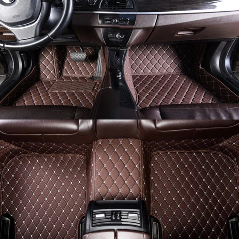 Custom Car Floor Mats For Jeep Renegade 2016 2017 2018 Anti-slip Wear Car Floor Mats Artificial Leather Interior Accessories