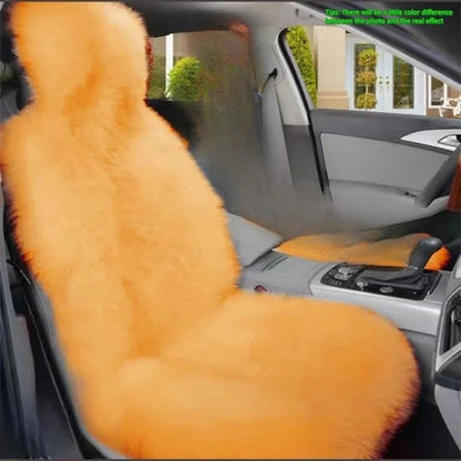Winter plush car seat cover general purpose long wool fur car seat cover car seat protection cushion car parts seat cushion