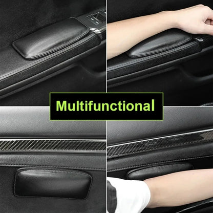Car Knee Cushion, Soft Leather Car Door Armrest Pad for Knee, Leg, and Elbow Support Universal Car Center Console Cushion