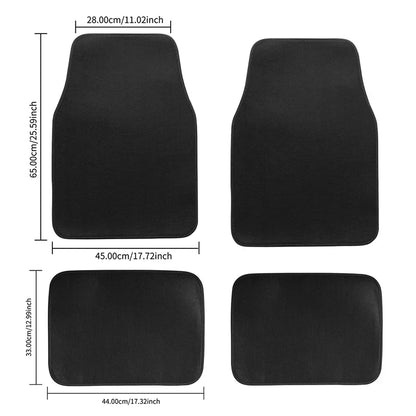 1/2/4pcs Universal Car Automotive Carpet Floor Mats For Auto SUV Sedans Vans Accessories Dirt and Wear-resistant