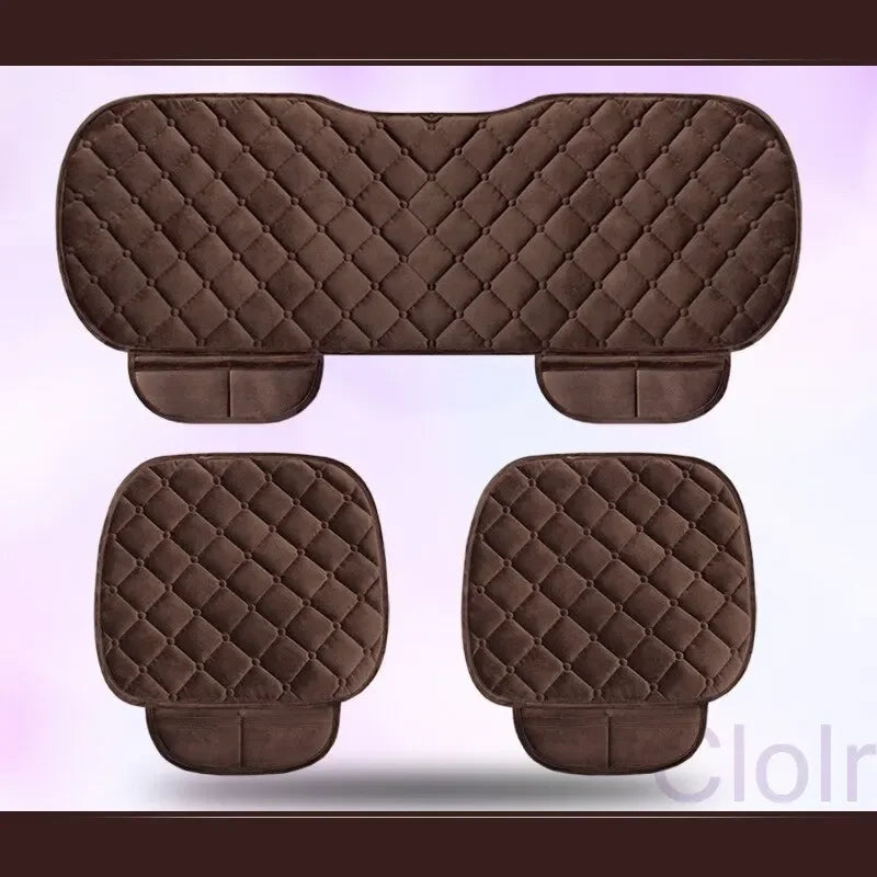 Auto Interior Accessories Winter Warm SUV Car Seat Cover Universal Cushion Front Rear Breathable Protector Mat