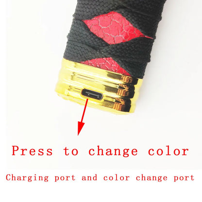 LED JDM Car Gear Shift Knob Gear Lift Katana Shift Knob Universal Shift Knob for Car Katana 150MM