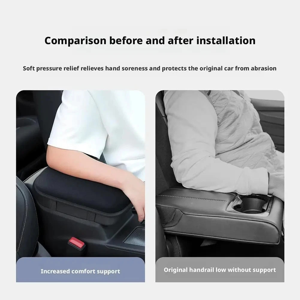 1/2pcs Car Armrest Box Pad Plush Car Center Console Protection Pad Soft And Comfortable Universal