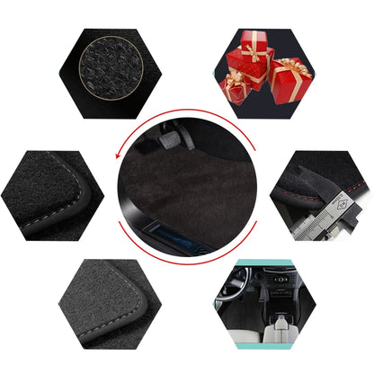 Car Floor Mats For Ford Fiesta 5 MK5 Ford Classic 2003~2008 Rugs Panel Footpads Carpet Cover Pad Anti-slip Foot Pads Accessories