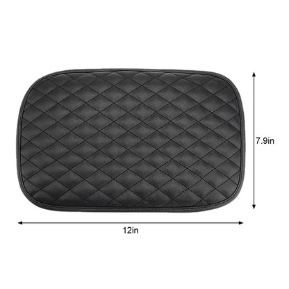 Universal Car Armrest Pad, Center Console Armrest Cover Cushion, PU Leather interior Protective Mat for Most Vehicles Auto Acces