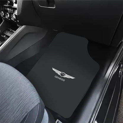 Car Floor Mat Front & Rear Automotive Carpet Floor Mats Universal For Genesis G80 GV70 GV80 GV60 G70 Essentia Neolun G90 GV90﻿﻿
