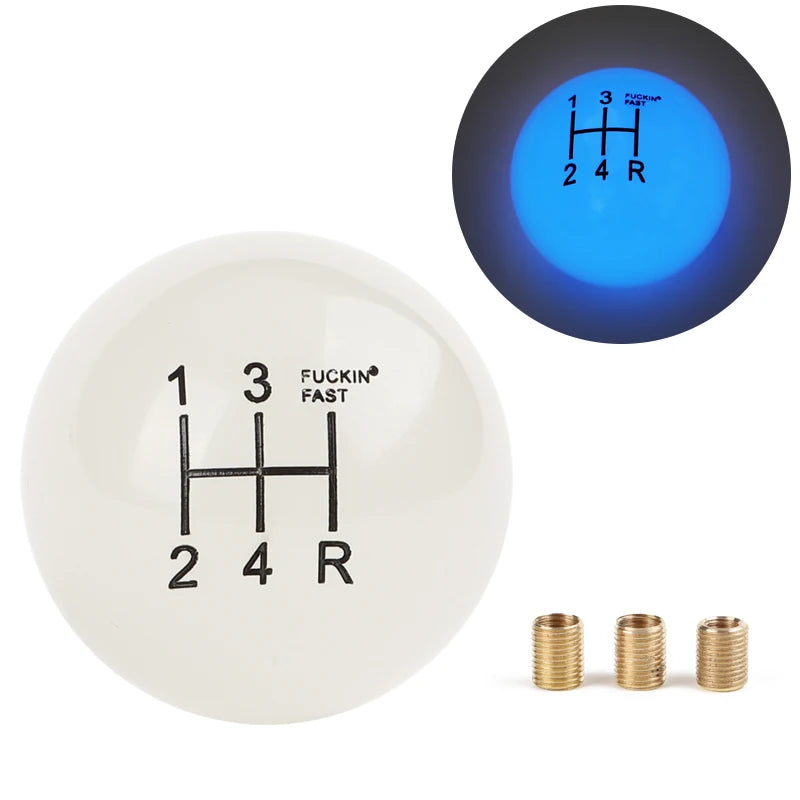 Shine shift knob round with gear manual gear shift lever gear head fun cool car modification accessories beautiful interesting