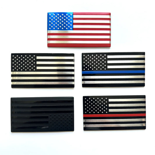 2pcs USA Emblems National flagCar Sticker Car Trunk Metal Emblem Badge Decal Sticker For Cars Motorcycles Bikes