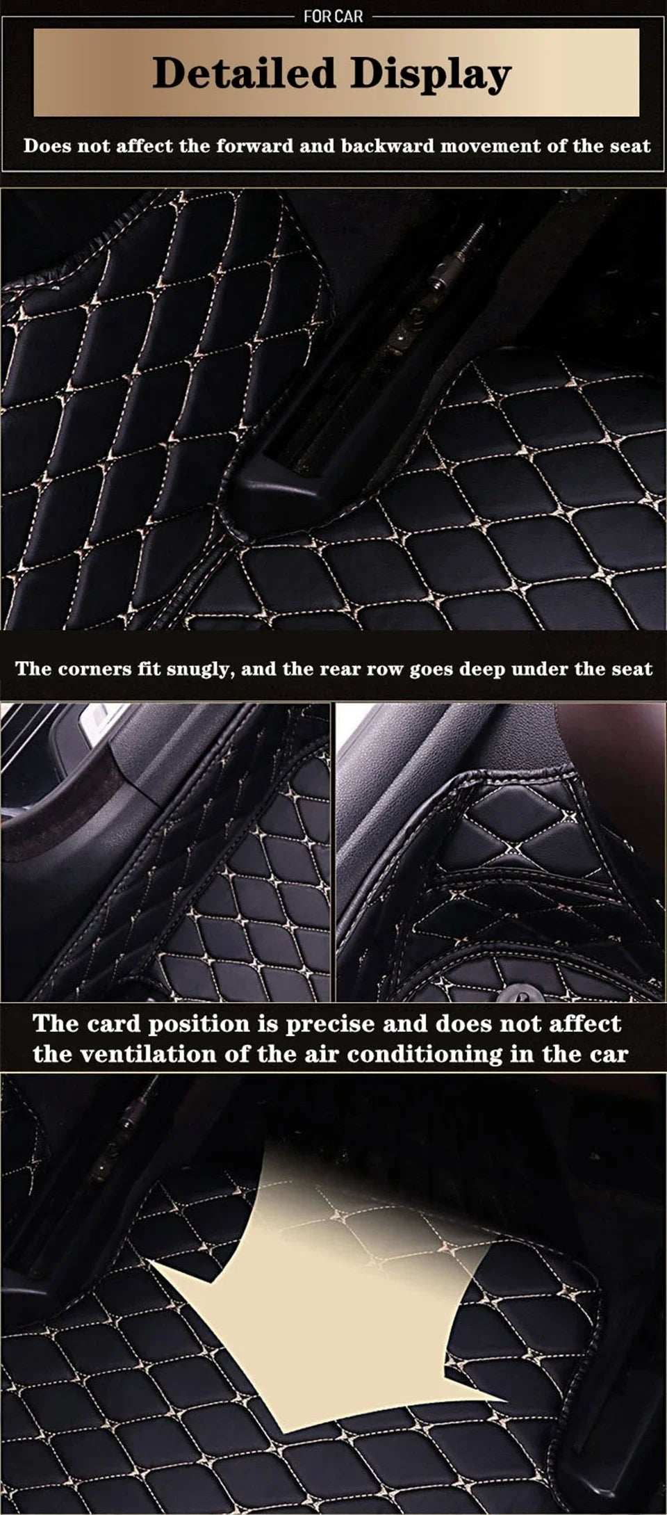 Custom Car Floor Mats For Jeep Renegade 2016 2017 2018 Anti-slip Wear Car Floor Mats Artificial Leather Interior Accessories
