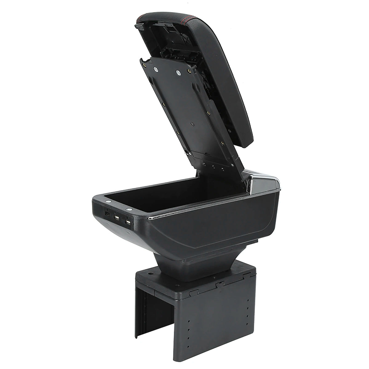 Universal Car Center Console Armrest Box Container Adjustable with USB Interface