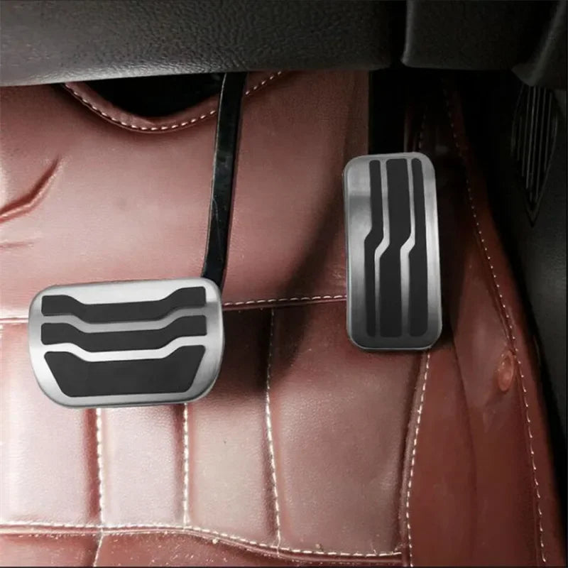 Car-styling Stainless steel Car Pedal Pads Cover MT AT case for Ford Focus 2 mk2 focus 3 mk3