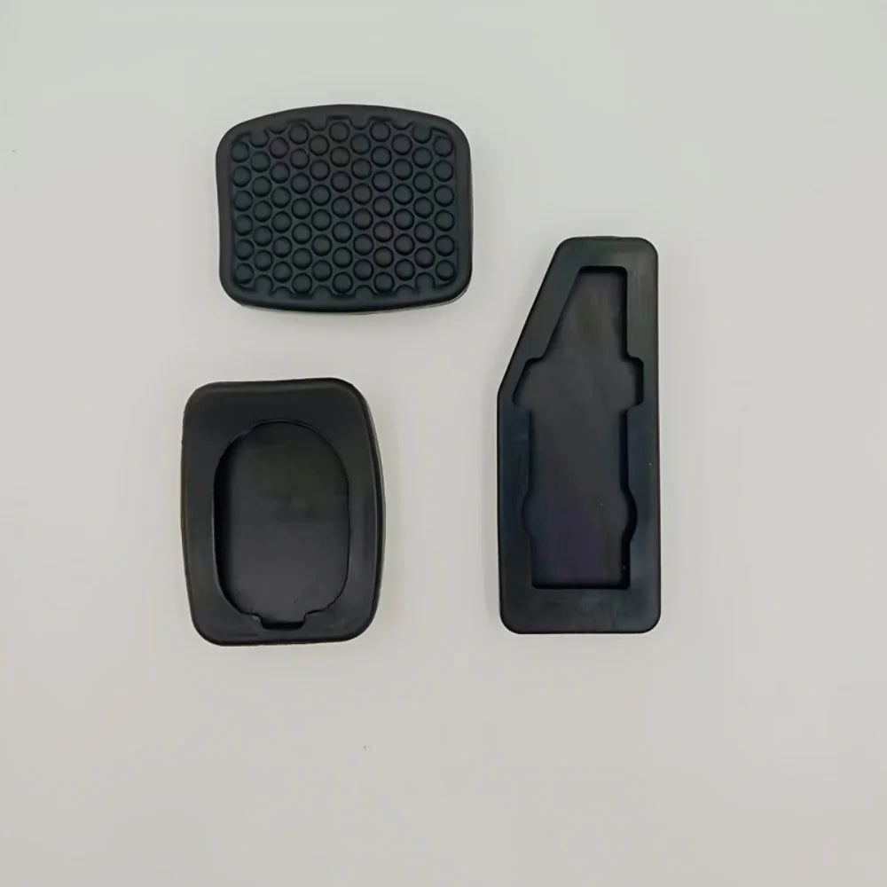 3-Piece Set Car Foot Pedals Anti-Slip Durable Brake And Accelerator Pedal Pads Universal Fit for Vehicles