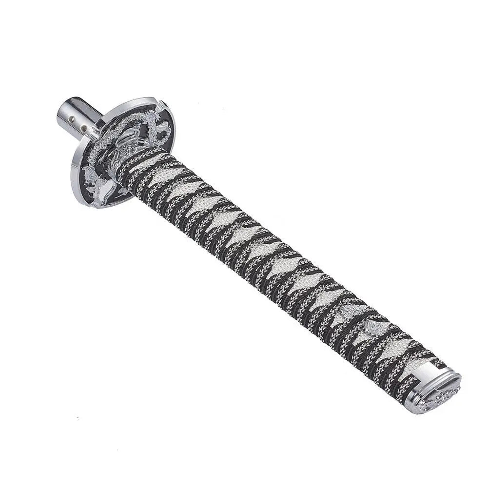 Universal Car Gear Shift Knob Katana Samurai Sword Shift Knob Aluminum Shifter Lever With Adapters Gear Shift Knob 10/15/26cm
