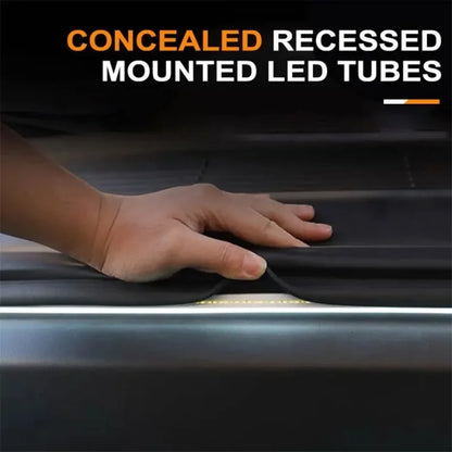 Car high brightness trunk lighting ambient light interior decoration LED wiring free automatic sensing tailgate light strip