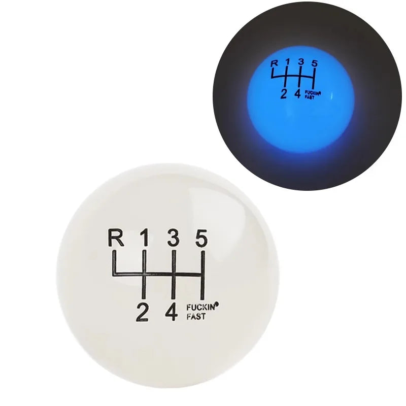 Shine shift knob round with gear manual gear shift lever gear head fun cool car modification accessories beautiful interesting