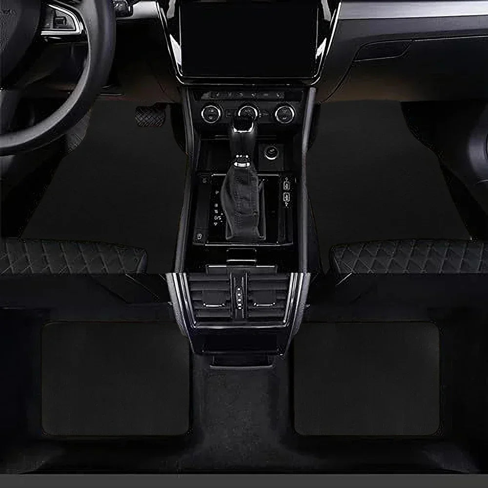 Universal Car Automotive Carpet Floor Mats 1/2/4pcs For Auto SUV Sedans Vans Accessories Dirt and wear-resistant