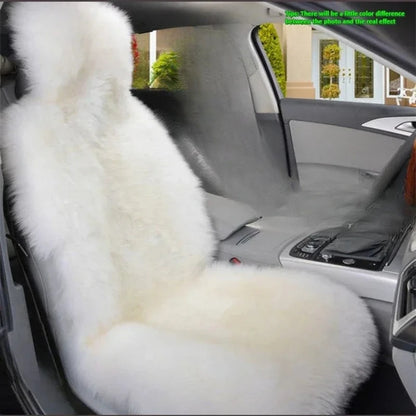 Winter plush car seat cover general purpose long wool fur car seat cover car seat protection cushion car parts seat cushion
