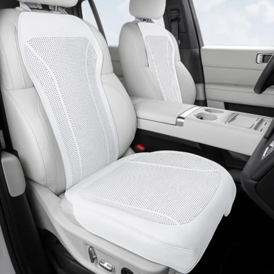Breathable Leather Car Seat Cover Universal Front Seat Protection Cushion Luxury Car Interior Backrest Support Mat Accessories