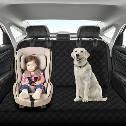 Waterproof Dog Car Seat Cover Universal Pet Protector Mat Non-Slip Back Seat Safety Carrier Durable Travel Accessory