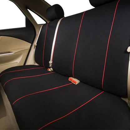 5-seat Full-coverage Car Seat Covers, Breathable Fabric, Wear-resistant, Fits Most Car Models, All-season Use Seat Accessories
