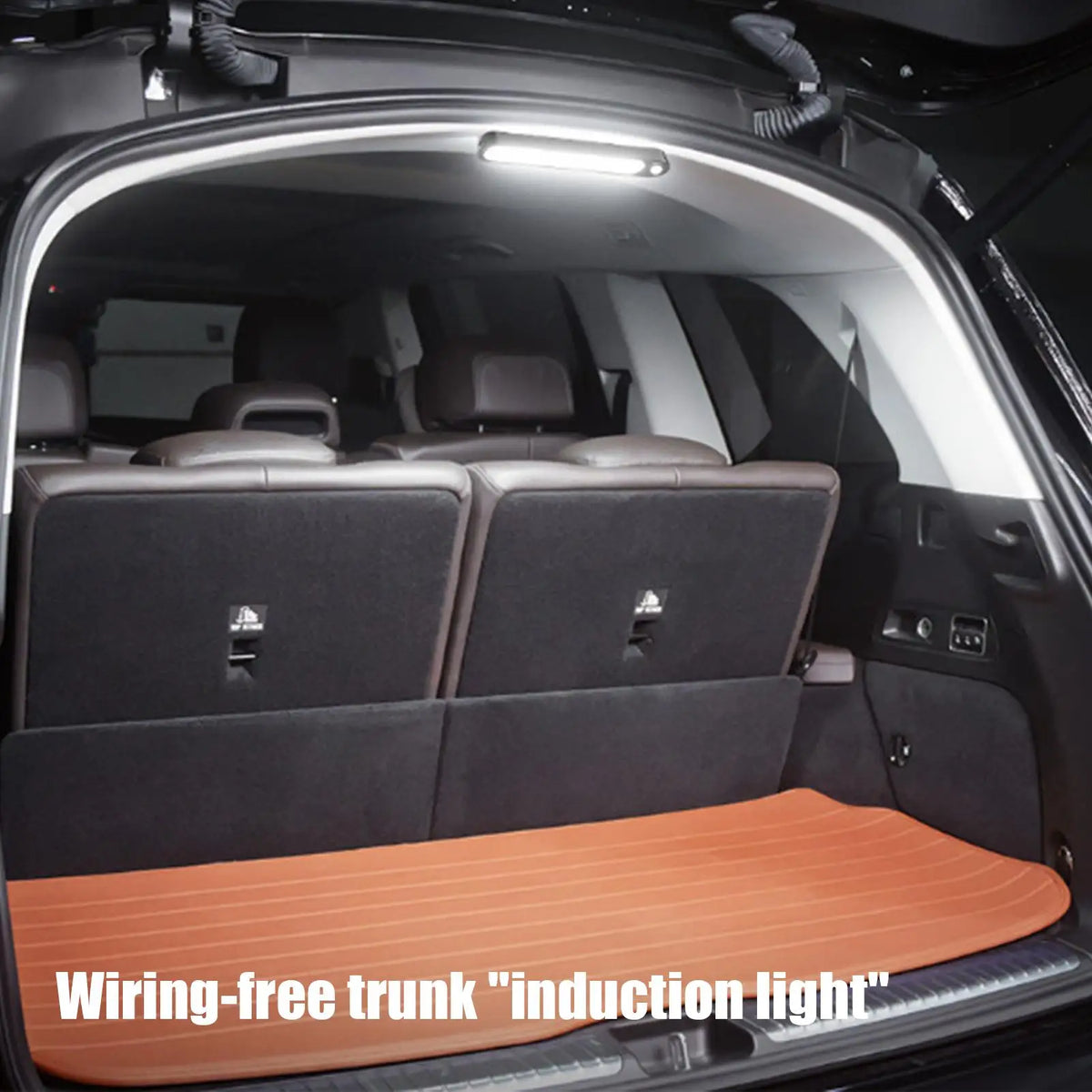 Car Trunk Light Automatic Rechargeable LED Tail Light Interior Bars High Brightness Auto Ceiling Lamp USB Dome Lighting for