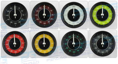 Car stopwatch clock cover For Porsche taycan 9J1stopwatch compass clock 718 instrument panel stopwatch cover electronic