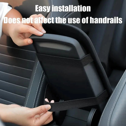 1/2pcs Car Armrest Box Pad Plush Car Center Console Protection Pad Soft And Comfortable Universal