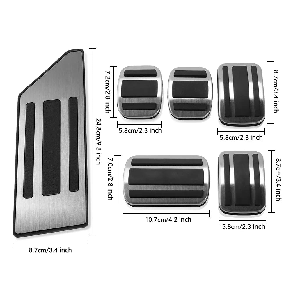 Car Pedal Pads Brake Accelerator Pedals For Citroen C5 Picasso For Peugeot 308 3008 408 4008 5008 Accessories