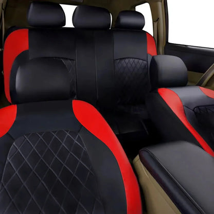 PU Leather Car Seat Cover - Universal, Waterproof, for Sedan, SUV, Pickup Truck, All Seasons