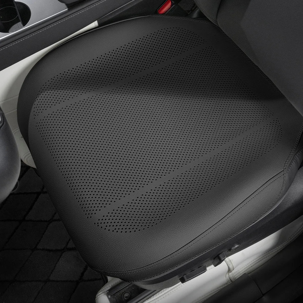 Breathable Leather Car Seat Cover Universal Front Seat Protection Cushion Luxury Car Interior Backrest Support Mat Accessories