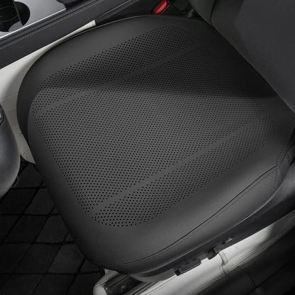 Breathable Leather Car Seat Cover Universal Front Seat Protection Cushion Luxury Car Interior Backrest Support Mat Accessories