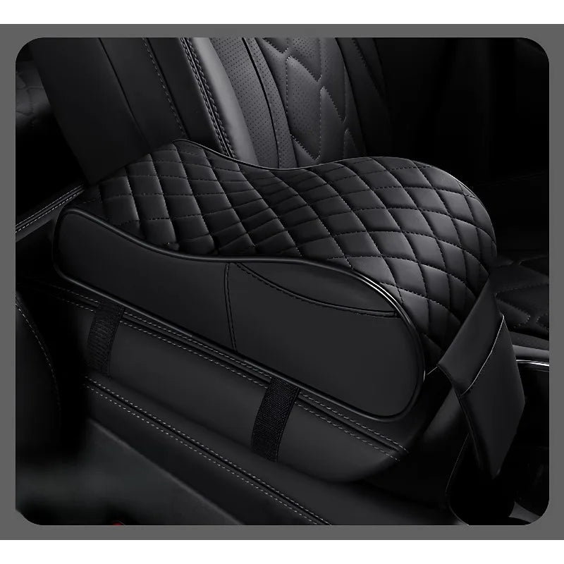 Universal Memory Foam Armrest Cushion for Car - Heightened Armrest Pad Cover, Universal Fit for Central Console Interior