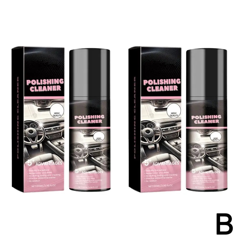 Spray Limpador Polidor de Interior 100ml - Proteção UV