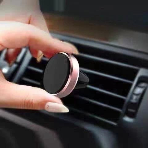 Car Phone Holder Magnetic Suction Car Air Conditioning Vent Phone Holder Snap on Universal Car Phone Holder