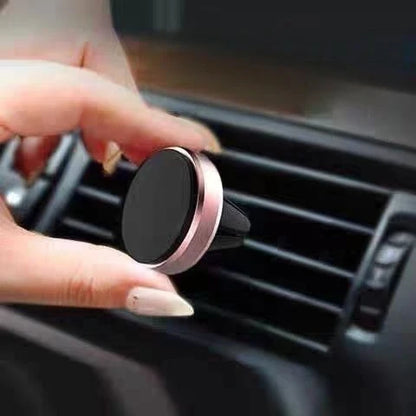 Car Phone Holder Magnetic Suction Car Air Conditioning Vent Phone Holder Snap on Universal Car Phone Holder