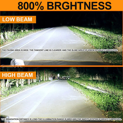 H7 H4 LED CANBUS Bulb 900000LM Ultra Powerful Led Light for Car Super Bright Wireless Automobile Motorcycle Diode Headlight Lamp