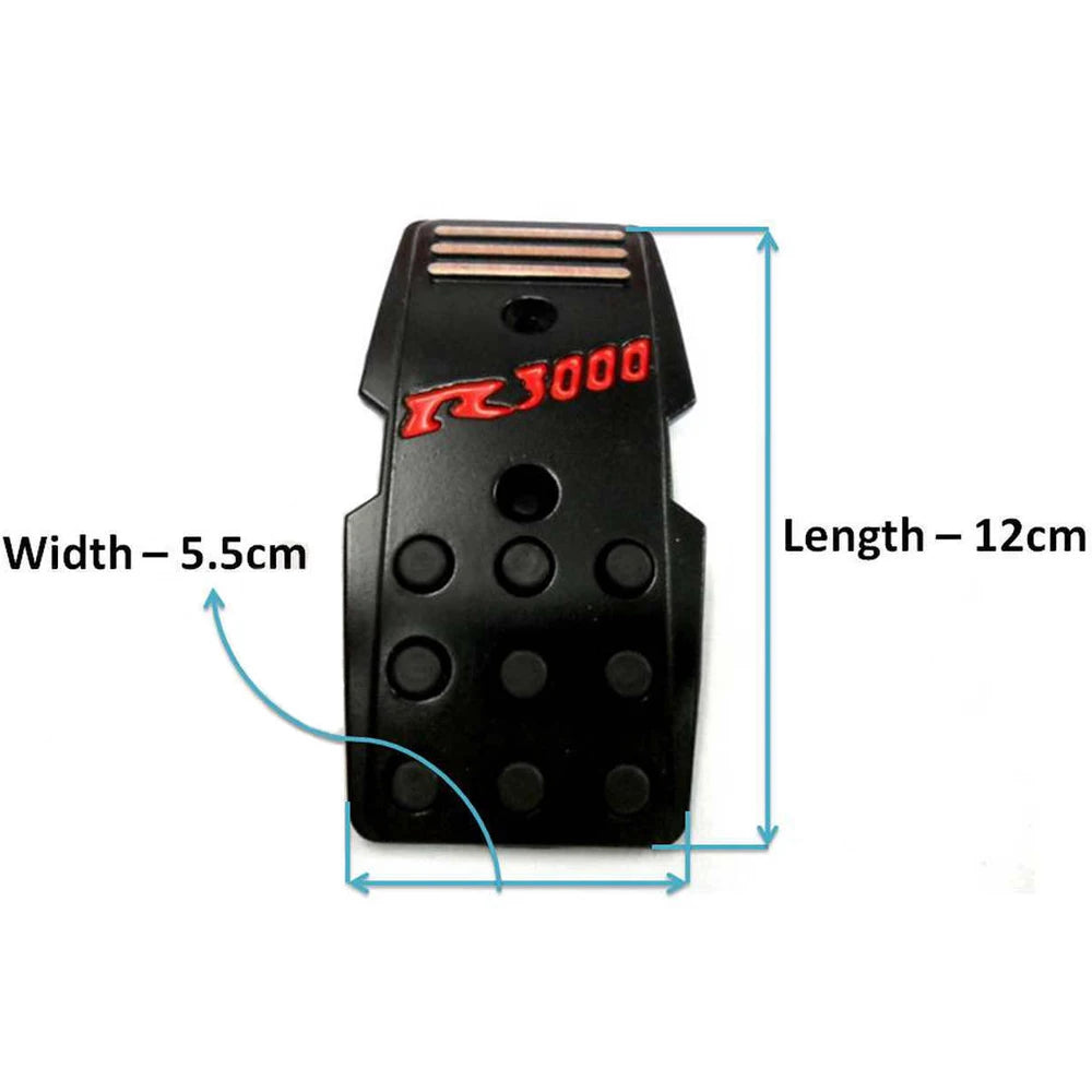 3pcs mom Style R3000 Manual Car Clutch Brake Accelerator Foot Pedals Fuel Pedal Pads Most Vehicle antideslizantes Pad Cover